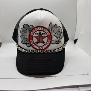 Trucker cap, ball cap.